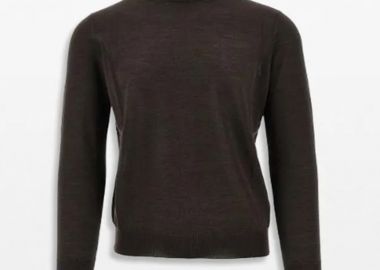 +39MASQ Ανδρικό Μαύρο Crew Neck Sweater - +39MASQ - 