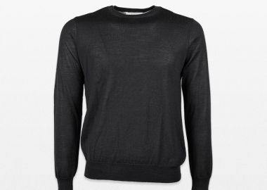 +39MASQ Ανδρικό Μαύρο Long-Sleeved Shirt In Black - +39MASQ - 