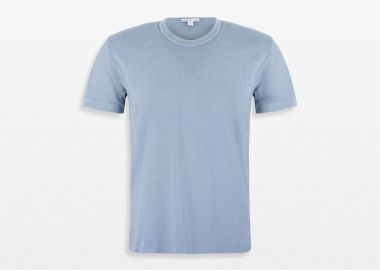 +39MASQ Ανδρικό Μπλε Men's T-Shirt Round Neck - +39MASQ - 