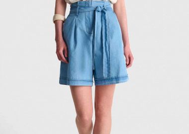 'ALE γυναικεία βερμούδα denim - 81253661 Denim Blue - 'ALE - 