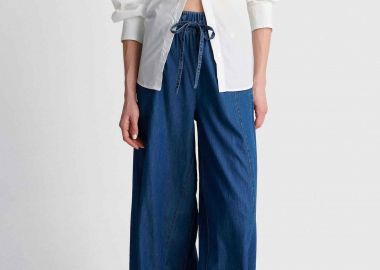 'ALE γυναικεία denim παντελόνα Loose Fit - 8923184 Denim Blue Σκούρο - 'ALE - 