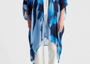 'ALE γυναικείο κιμονό με all-over print - 8923991 Μπλε - 'ALE - 