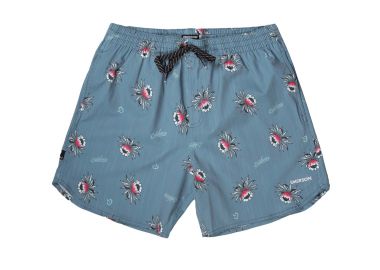 16” FLORAL PRINT VOLLEY SHORTS ΜΠΛΕ - EMERSON - 