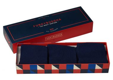3-Pack Ανδρικές Κάλτσες - FUNKY BUDDHA - 