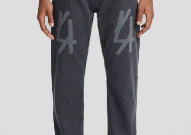 44 LABEL Ανδρικό Γκρι Skyscraper Denim In Grey - 44 LABEL - 