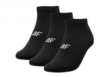 4F 4FAW23USOCF197-20S Αθλητικές Κάλτσες Μαύρες 3 Ζεύγη - 4f - 