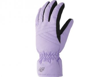 4F 4FWAW23AFGLF106-52S Γυναικεία Γάντια Σκι & Snowboard Μωβ - 4f - 