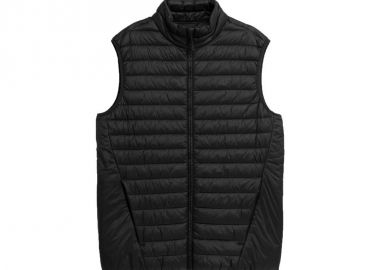 4F Αμάνικο Ανδρικό Μπουφάν Μαύρο 4FAW23TVESM062-20S - 4f - 