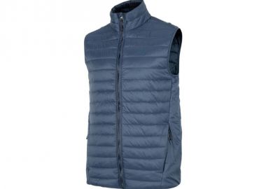 4F Αμάνικο Ανδρικό Μπουφάν Puffer Μπλε H4Z22-KUMP001-30S - 4f - 