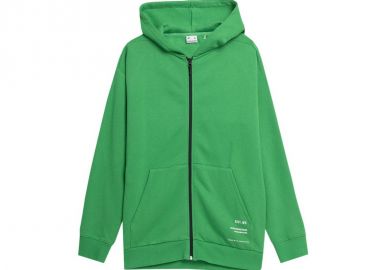 4F Ανδρική Φούτερ Ζακέτα με Κουκούλα και Τσέπες Πράσινη 4FSS23TSWSM236-41S - 4f - 