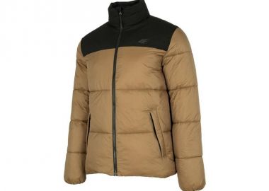 4F Ανδρικό Χειμωνιάτικο Μπουφάν Bomber Καφέ H4Z22-KUMP005-82S - 4f - 