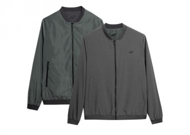 4F Ανδρικό Χειμωνιάτικο Μπουφάν Bomber Μαύρο 4FSS23TJACM013-20S - 4f - 