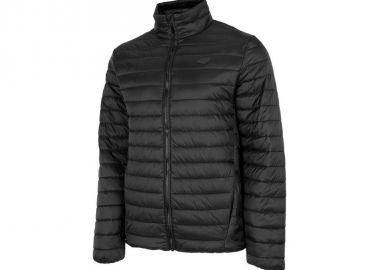 4F Ανδρικό Χειμωνιάτικο Μπουφάν Puffer Μαύρο H4Z22-KUMP003-20S - 4f - 