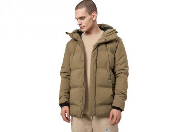 4F Ανδρικό Χειμωνιάτικο Μπουφάν Puffer Μπεζ H4Z22-KUMP007-74S - 4f - 