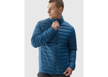 4F Ανδρικό Χειμωνιάτικο Μπουφάν Puffer Μπλε 4FAW23TDJAM239-32S - 4f - 