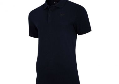 4F Ανδρικό T-shirt Polo Navy Μπλε NOSH4-TSM008-31S - 4f - 