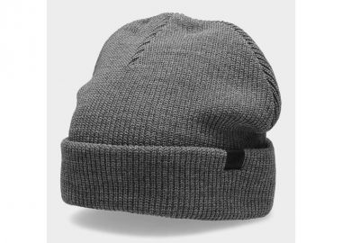 4F Beanie Ανδρικός Σκούφος Πλεκτός σε Γκρι χρώμα H4Z22-CAM006-24M - 4f - 
