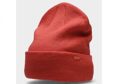 4F Beanie Ανδρικός Σκούφος Πλεκτός σε Κόκκινο χρώμα H4Z22-CAU002-62S - 4f - 