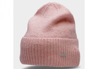 4F Beanie Ανδρικός Σκούφος Πλεκτός σε Ροζ χρώμα H4Z22-CAD012-56M - 4f - 