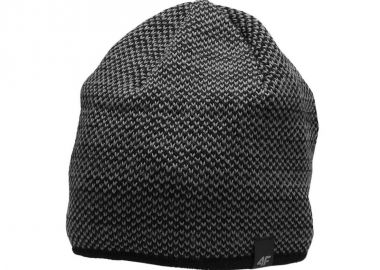 4F Beanie Ανδρικός Σκούφος σε Γκρι χρώμα H4Z22-CAM015-23S - 4f - 