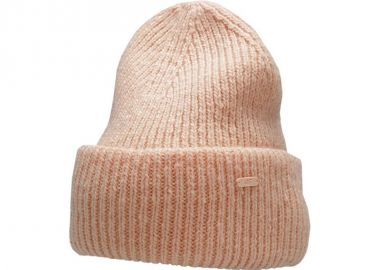 4F Beanie Γυναικείος Σκούφος με Rib Πλέξη σε Πορτοκαλί χρώμα H4Z22-CAD005-64M - 4f - 