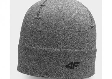 4F Beanie Unisex Σκούφος Πλεκτός σε Γκρι χρώμα 4FAW23AFCAU055-25M - 4f - 