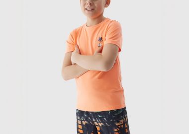 4F BOY'S BOARDSHORTS BEACH SHORTS ΠΟΛΥΧΡΩΜΟ - 4F - 