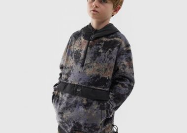 4F BOY'S REGULAR FLEECE HOODIE ΠΟΛΥΧΡΩΜΟ - 4F - 