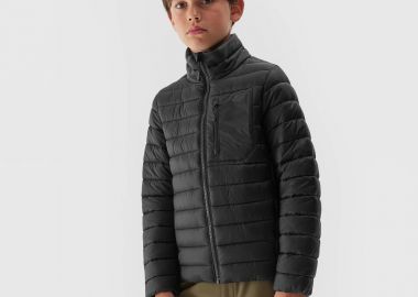 4F BOY'S SYNTHETIC-FILL DOWN JACKET ΜΑΥΡΟ - 4F - 
