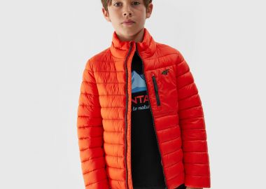 4F BOY'S SYNTHETIC-FILL DOWN JACKET ΠΟΡΤΟΚΑΛΙ - 4F - 