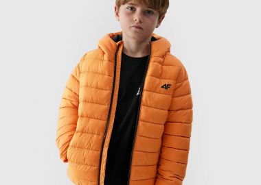 4F BOY'S SYNTHETIC-FILL DOWN JACKET ΠΟΡΤΟΚΑΛΙ - 4F - 