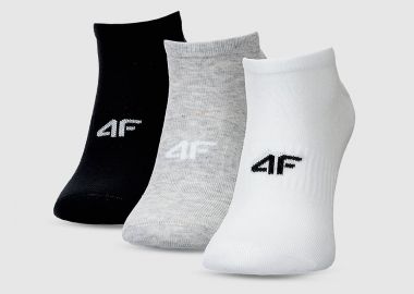 4F CASUAL ANKLE SOCKS 3-PACK ΠΟΛΥΧΡΩΜΟ - 4F - 