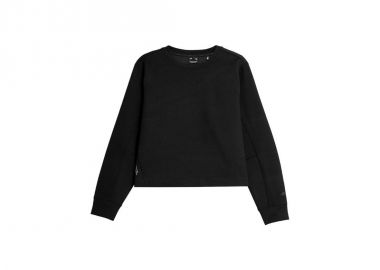 4F Cropped Γυναικείο Φούτερ Μαύρο H4Z21-BLD037-20S - 4f - 