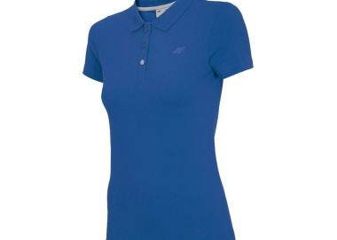 4F Γυναικεία Αθλητική Polo Μπλούζα Κοντομάνικη Navy Μπλε NOSH4-TSD008-33S - 4f - 