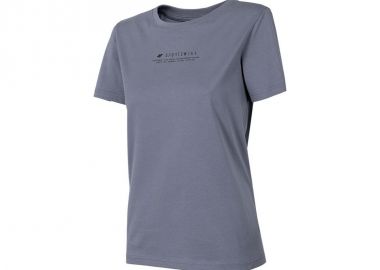 4F Γυναικείο Αθλητικό T-shirt Γκρι H4Z22-TSD019-25S - 4f - 