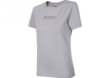 4F Γυναικείο Αθλητικό T-shirt Γκρι H4Z22-TSD019-27S - 4f - 
