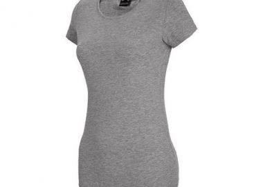 4F Γυναικείο Αθλητικό T-shirt Γκρι NOSH4-TSD001-27M - 4f - 