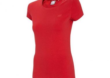 4F Γυναικείο Αθλητικό T-shirt Κόκκινο NOSH4-TSD001-62S - 4f - 