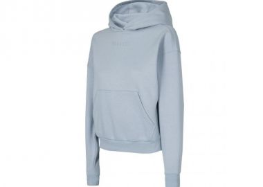 4F Γυναικείο Φούτερ με Κουκούλα Γαλάζιο H4L22-BLD031-34S - 4f - 