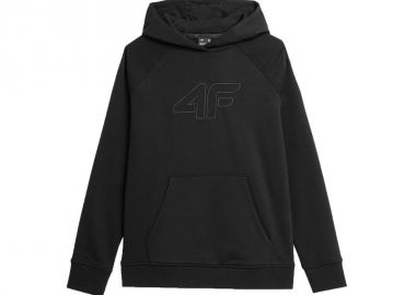 4F Γυναικείο Φούτερ με Κουκούλα Μαύρο 4FAW23TSWSF0765-20S - 4f - 