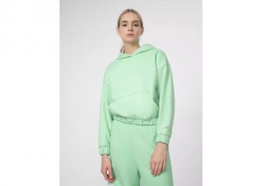4F Γυναικείο Φούτερ με Κουκούλα Πράσινο 4FSS23TSWSF255-42S - 4f - 