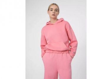 4F Γυναικείο Φούτερ με Κουκούλα Ροζ 4FSS23TSWSF255-54S - 4f - 