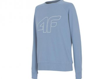 4F Γυναικείο Φούτερ Μπλε H4Z22-BLD350-32S - 4f - 