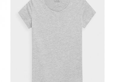4F Γυναικείο T-shirt Γκρι 4FSS23TTSHF580-27M - 4f - 