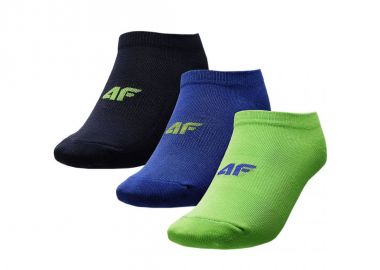 4F HJL22-JSOD004-72S Αθλητικές Κάλτσες Πολύχρωμες 3 Ζεύγη - 4f - 