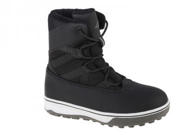 4F Kids Παιδικές Μπότες Χιονιού με Κορδόνια Μαύρες 4FJAW22FSBSF005-20S - 4f - 