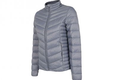 4F Κοντό Γυναικείο Puffer Μπουφάν για Χειμώνα Μωβ H4Z22-KUDP002-32S - 4f - 