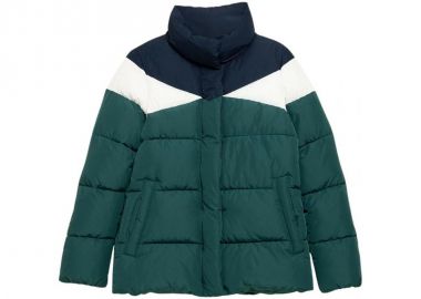 4F Κοντό Γυναικείο Puffer Μπουφάν για Χειμώνα Πράσινο H4Z21-KUDP007-40S - 4f - 