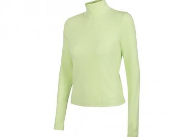 4F Μακρυμάνικο Γυναικείο Top με Ζιβάγκο Πράσινο H4L22-TSDL011-72S - 4f - 