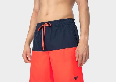 4F MEN'S BOARDSHORTS BEACH SHORTS ΚΟΚΚΙΝΟ - 4F - 